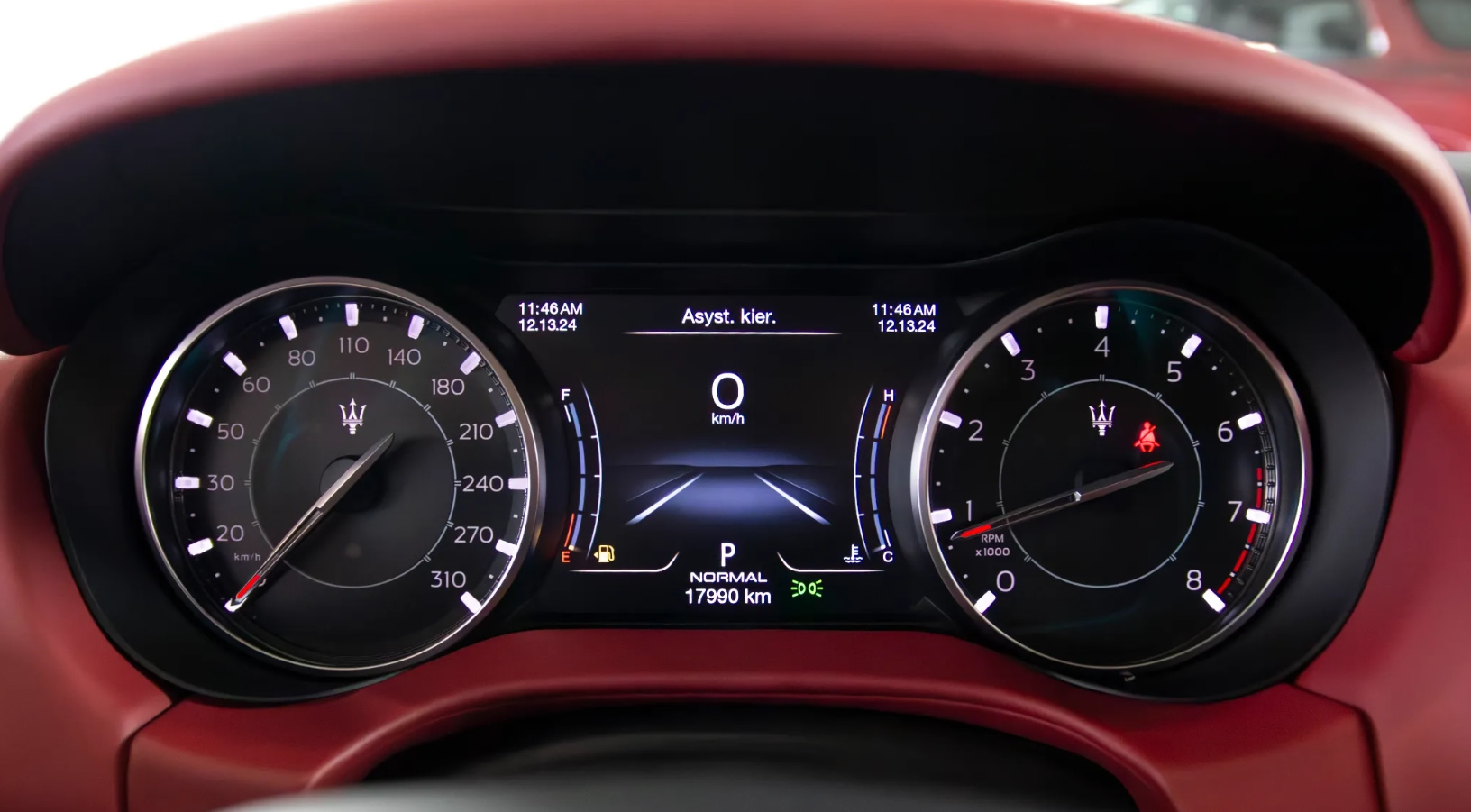Tarcze zegarów konwersja Maserati od MoMan